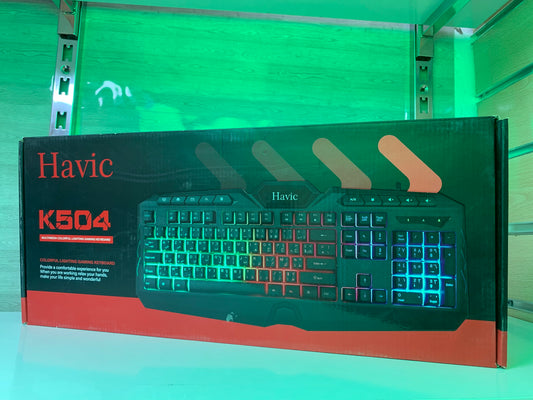 Clavier Gamer - Clavier USB Gaming LED K504 avec rétroéclairage LED